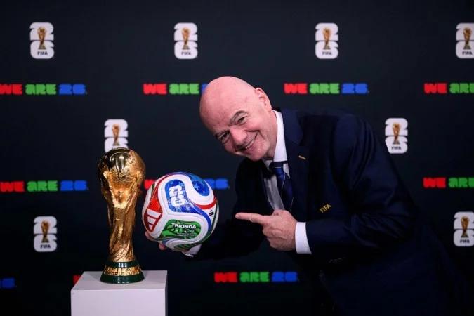 Ao todo, o presidente da FIFA Gianni Infantino distribuiu US$ 655 milhões entre as 48 seleções participantes. (Foto/FIFA)