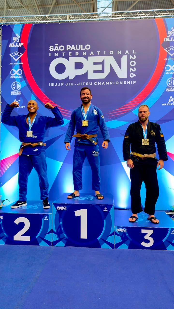 Representando a equipe Rio Grappling Club, Danilson subiu ao pódio após disputar a competição nacional (Foto/Divulgação)