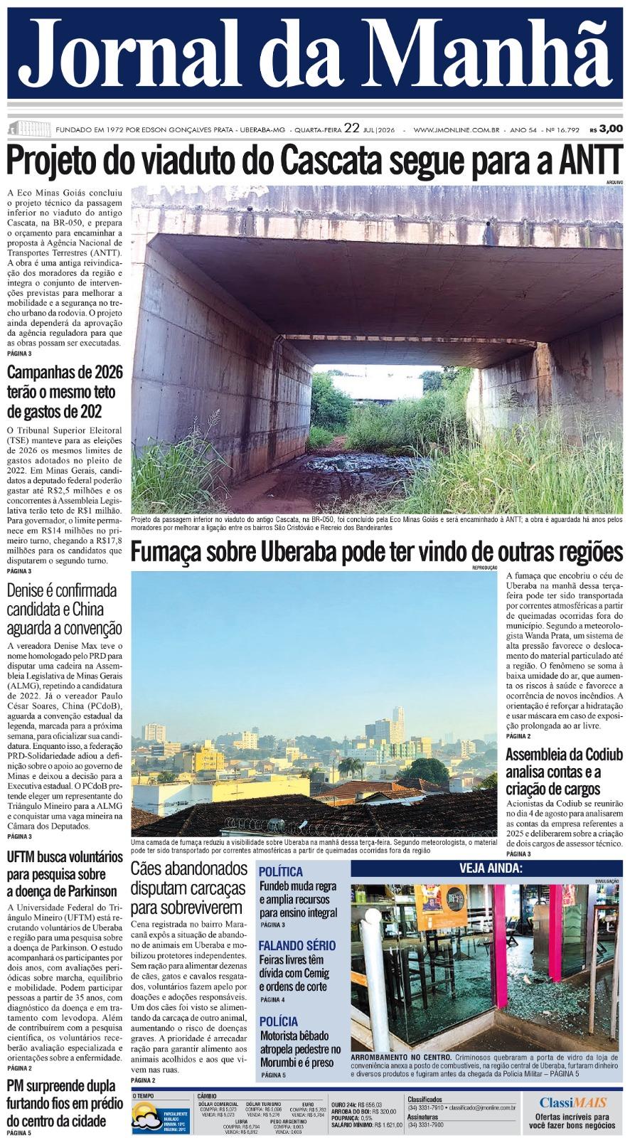 Edição do dia - 22/07/2026