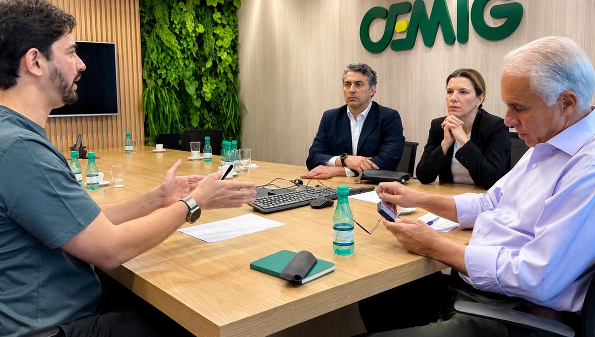 A prefeita Elisa Araújo se reuniu com o vice-presidente de Relações Institucionais da Cemig, Marcos Montes, na sede da companhia, em Belo Horizonte, para discutir o atendimento à demanda de energia de novas empresas interessadas em investir em Uberaba (Foto/Divulgação)