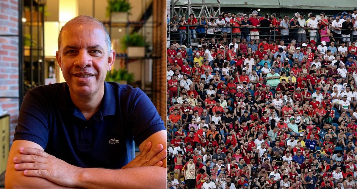 A torcida respondeu ao chamado, e Rodrigão tem feito a sua parte. Agora tudo vai ser resolvido dentro das 4 linhas. (Foto/Montagem)