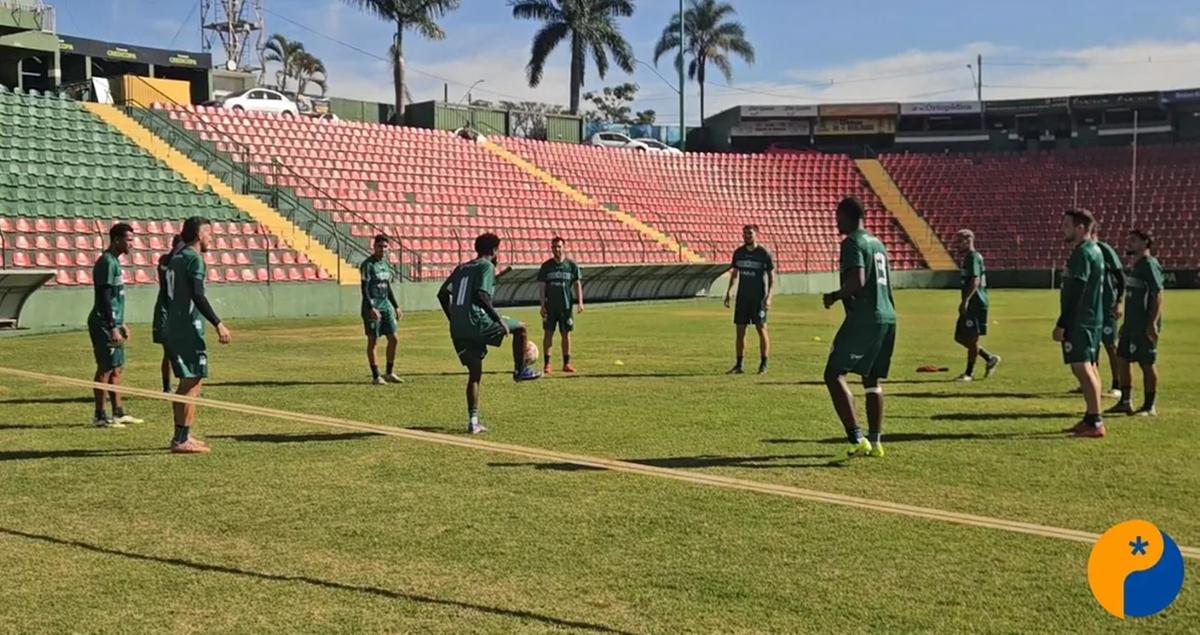 Treinos fechados, silêncio sobre a escalação e confiança no elenco marcam a preparação do Sapo. (Foto/“Patos Já”)
