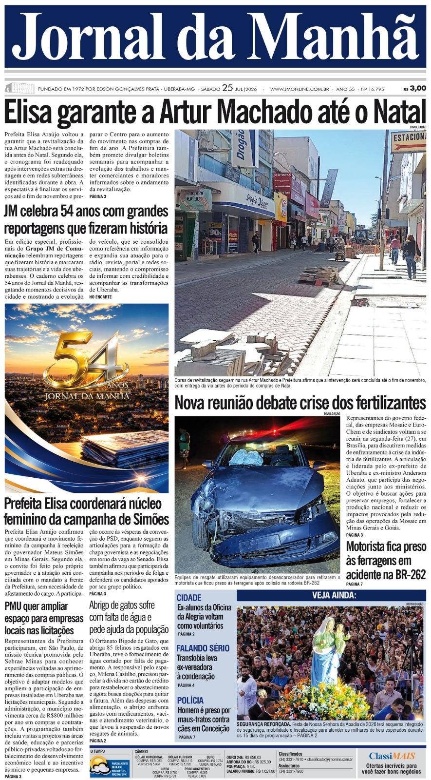 Edição do dia - 25/07/2026