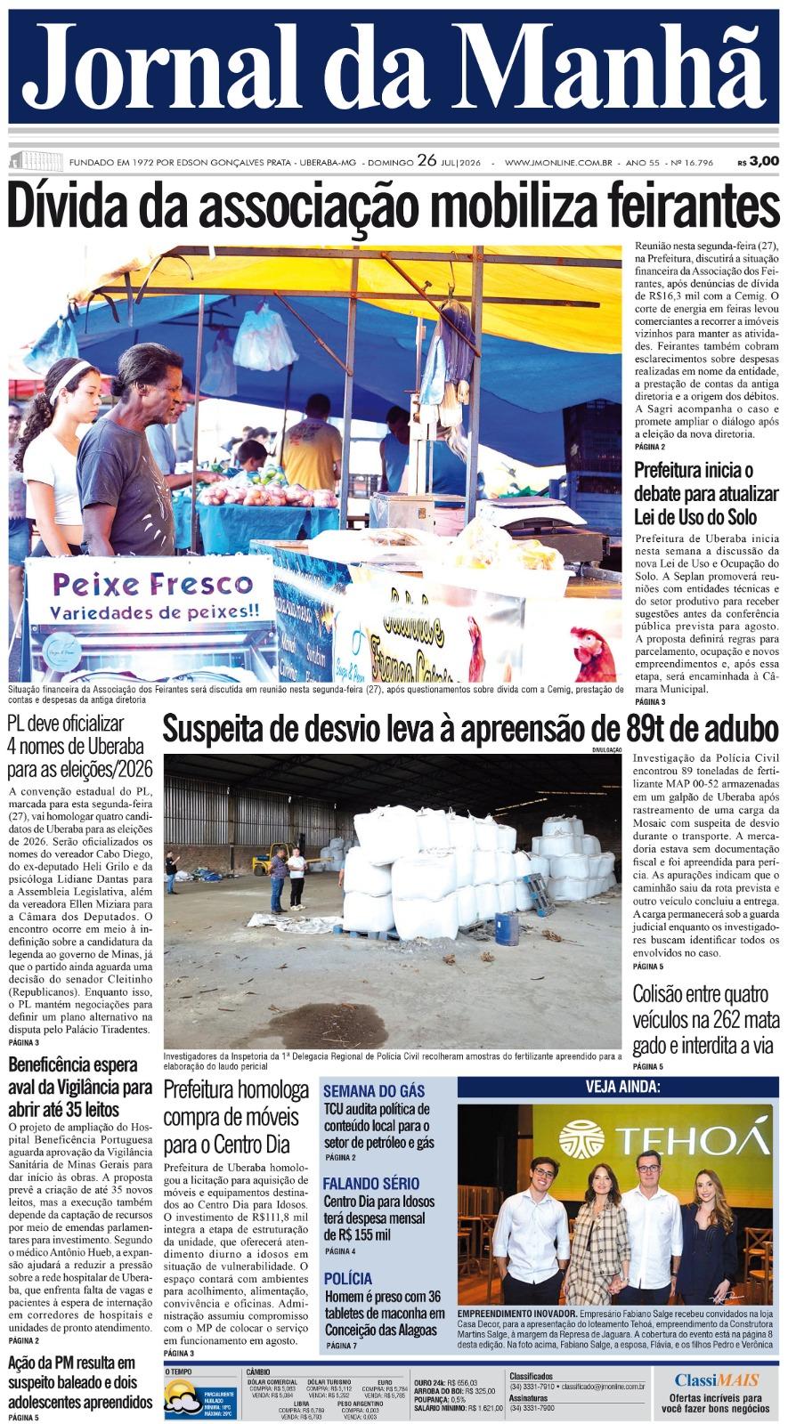Edição do dia - 26/07/2026