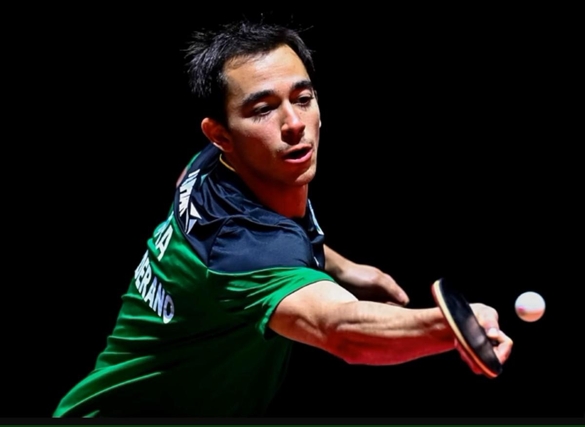 Hugo Calderano derrotou o francês Alexis Lebrun por 4 sets a 3. (Foto/Instagram @hugocalderano)