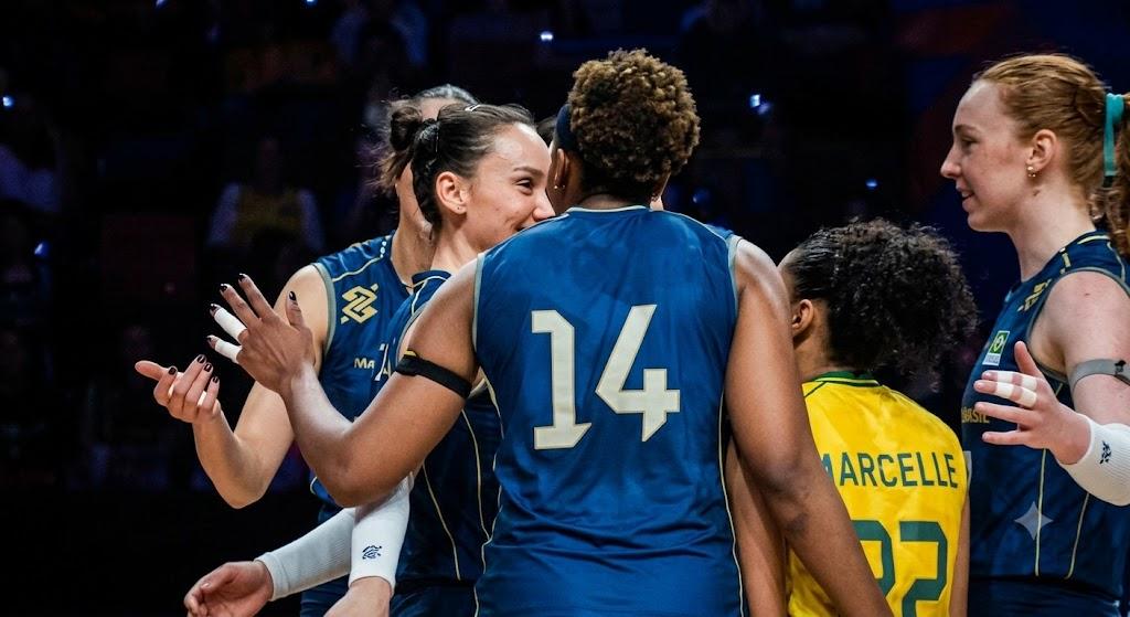 A Seleção Brasileira de Vôlei encerrou a campanha com o vice-campeonato. (Foto/TV Globo)