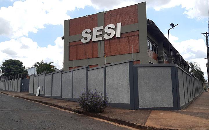 Escola do Sesi, no bairro Frei Eugênio (Foto/Jairo Chagas)