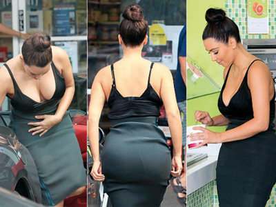 vestido preto kim kardashian