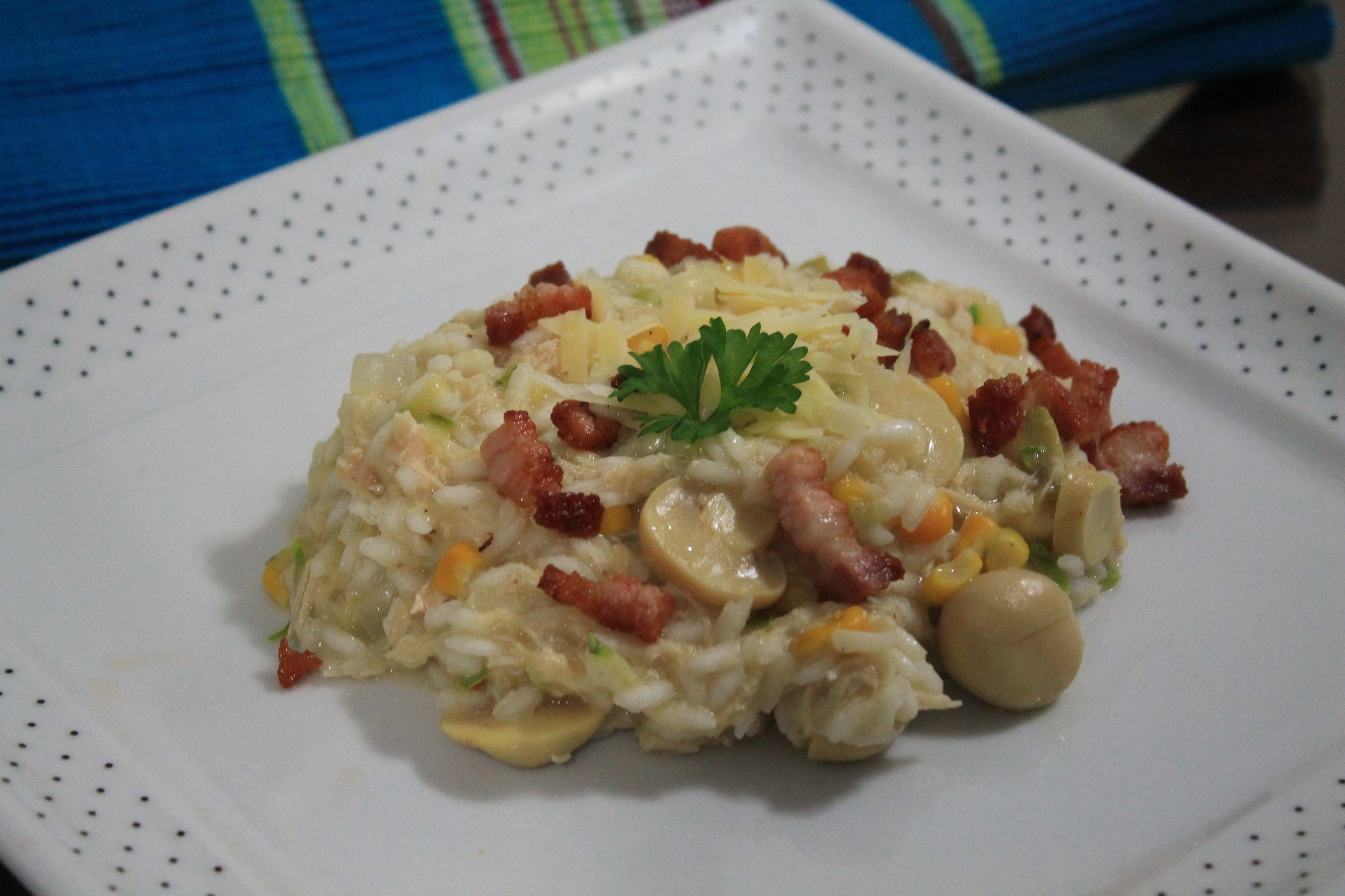 A Receita De Hoje é De Um Risoto De Frango Com Abobrinha