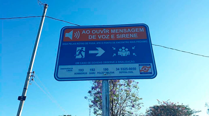 Defesa Civil de Uberaba atua em simulado de rompimento de usina