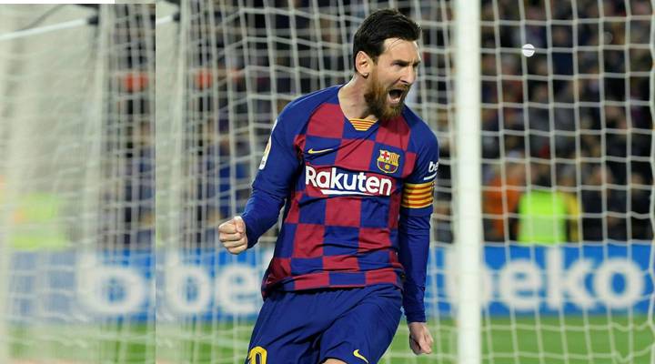 Messi brilha e se torna o jogador com mais partidas pelo Barcelona