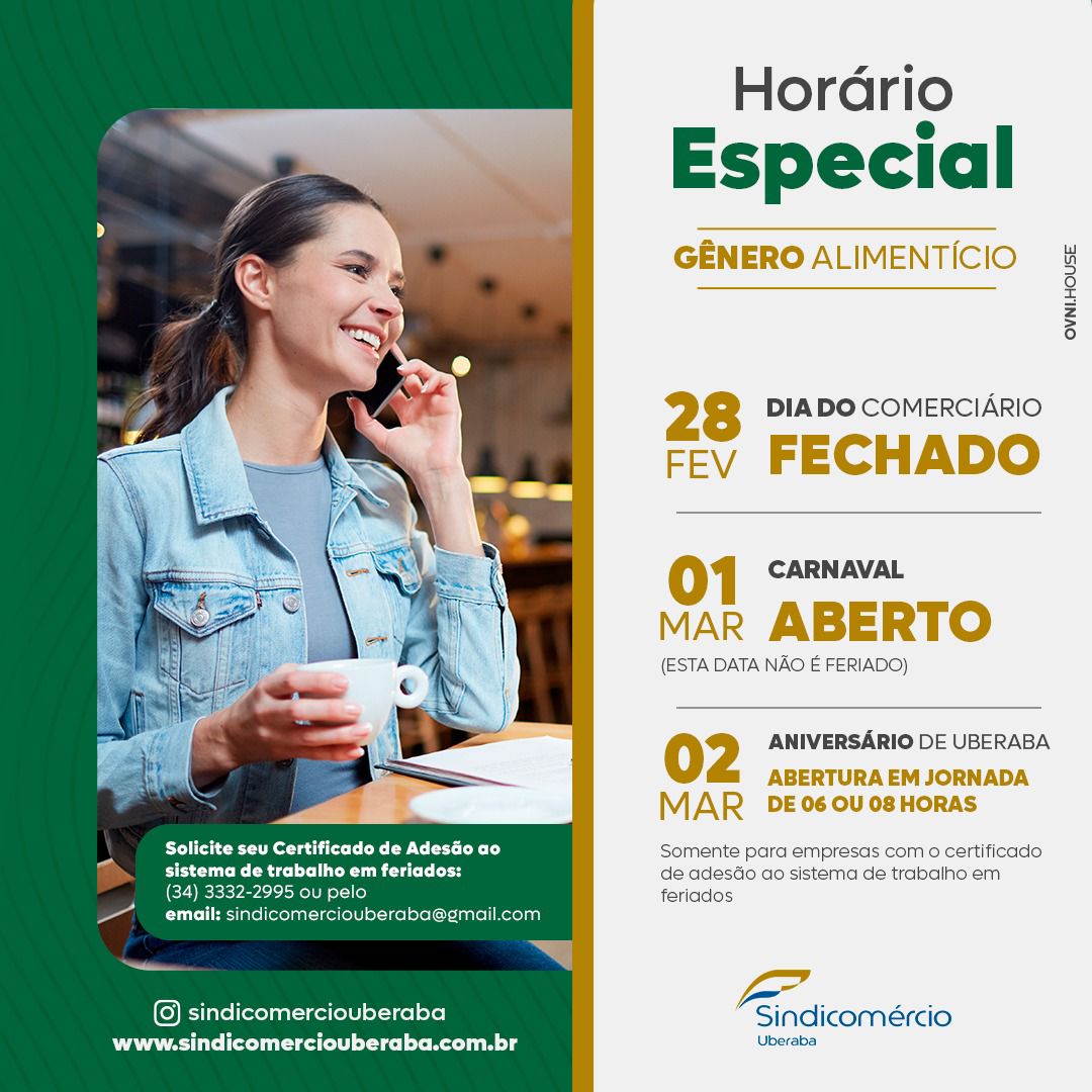 Veja o que abre e fecha neste feriado do dia 15 de agosto - Notícias -  Associação Comercial Industrial e de Serviços de Uberaba